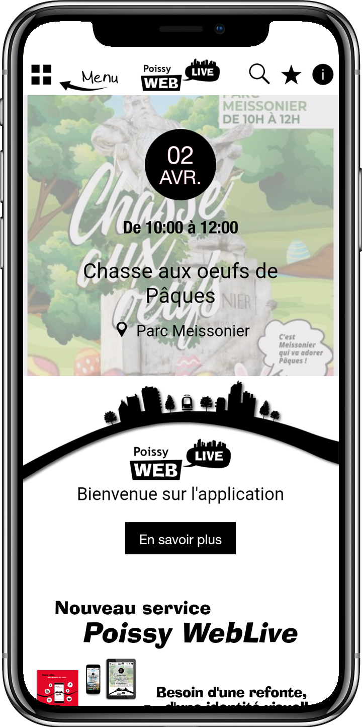 Site Web Poissy WebLive
